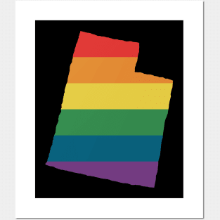 Utah State Rainbow Posters and Art